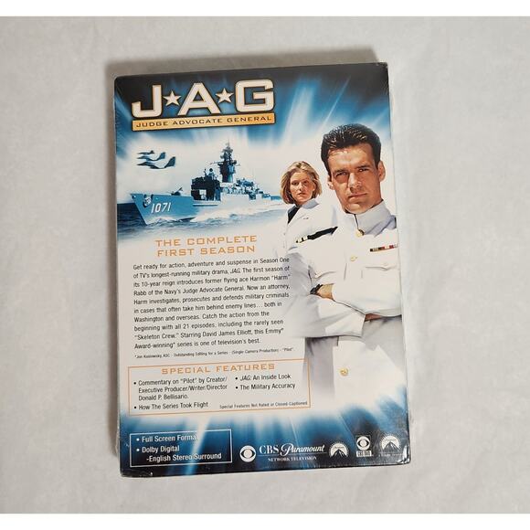 JAG TV Series The Complete First Season DVD Box Set (CBS, 2006) Brand New - Picture 5 of 5